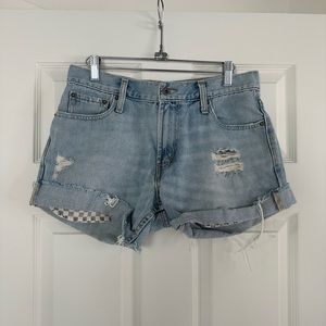 Vintage Levi Jean shorts.